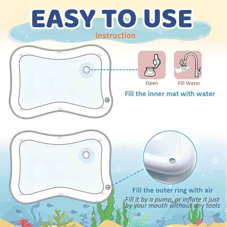AquaPaws Inflatable Water Play Mat